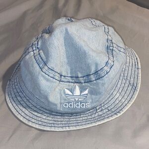 Adidas Denim Bucket Hat Sky Blue Summer Hat Unisex OS